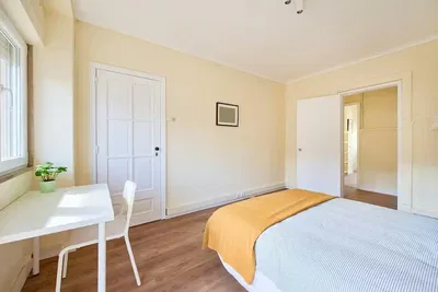 Kuhinja; kućanski aparati, drveni pod, prirodna svjetlost, moderan stil