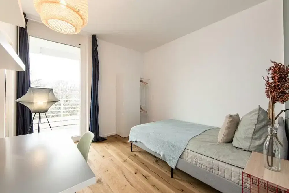 Κουζίνα; συσκευές κουζίνας, ξύλινο πάτωμα, φυσικό φως, μοντέρνο στυλ