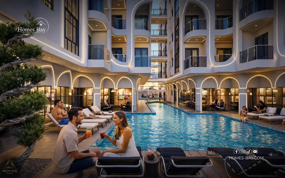 Kitchen; kitchen appliances, wood floor, natural light, modern style