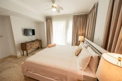 Kitchen; kitchen appliances, wood floor, natural light, modern style