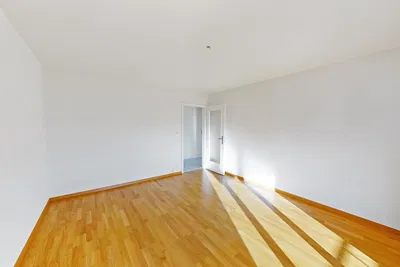 Kuhinja; kuhinjski aparati, drveni pod, prirodno svjetlo, moderni stil