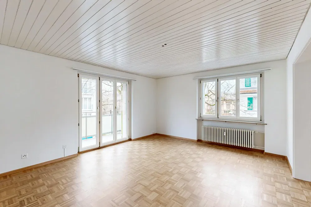 Cuisine; électroménager, parquet, lumière naturelle, style moderne