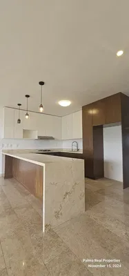 Cuisine; électroménager, parquet, lumière naturelle, style moderne