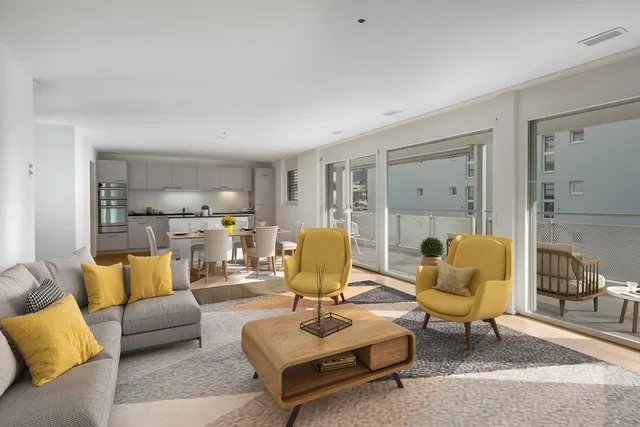 Dnevna soba; drveni pod, prirodno svjetlo, moderni stil