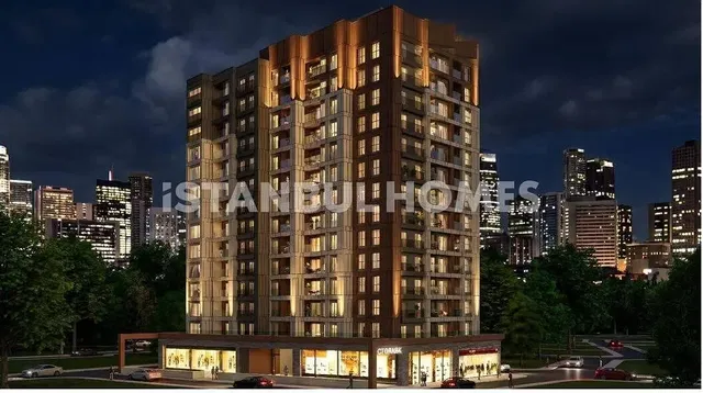 Keuken; keukenapparatuur, houten vloer, natuurlijk licht, moderne stijl