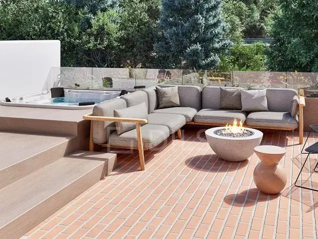 Küche; küchengeräte, holzboden, tageslicht, moderner stil