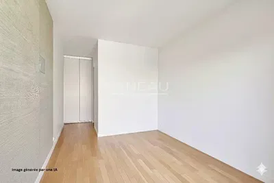 Cuisine; électroménager, parquet, lumière naturelle, style moderne