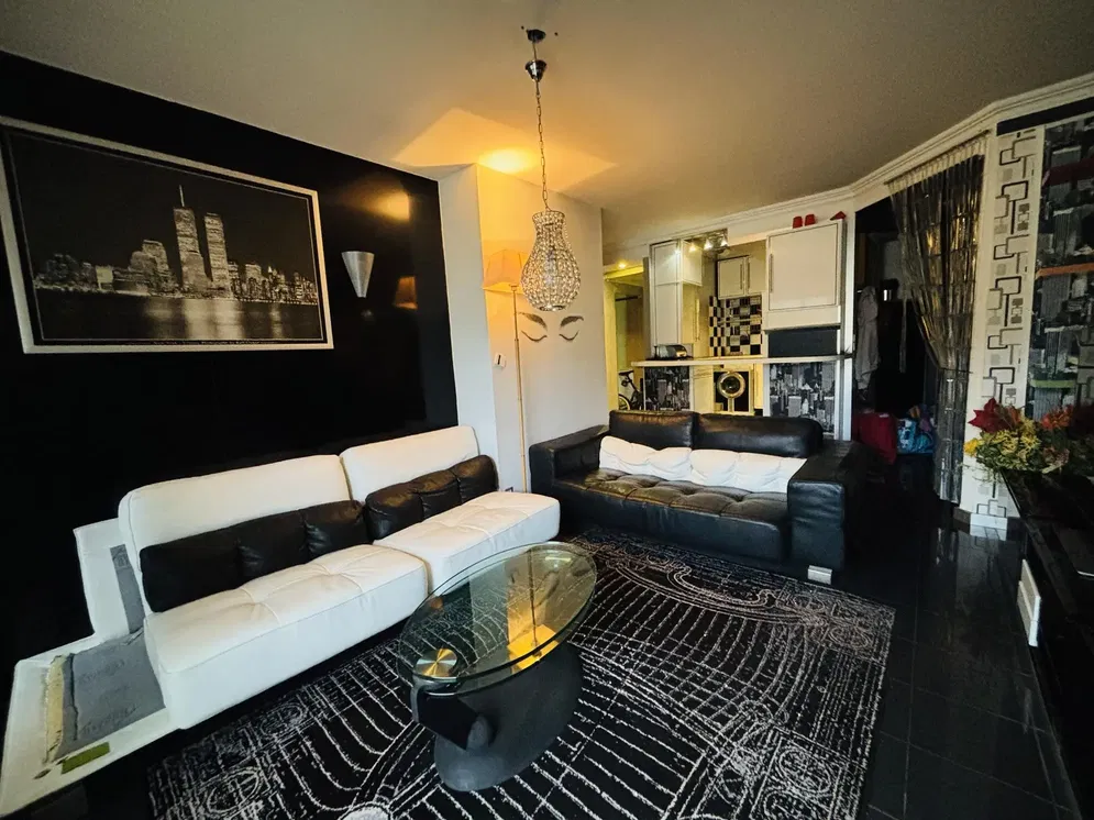 Kitchen; kitchen appliances, wood floor, natural light, modern style