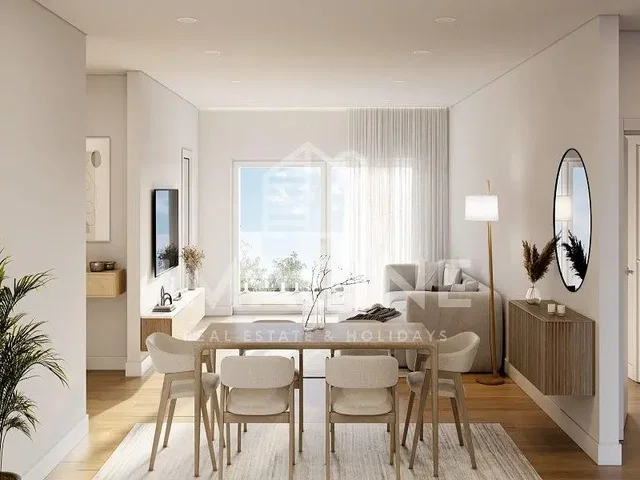 Cocina; electrodomésticos, suelo de madera, luz natural, estilo moderno