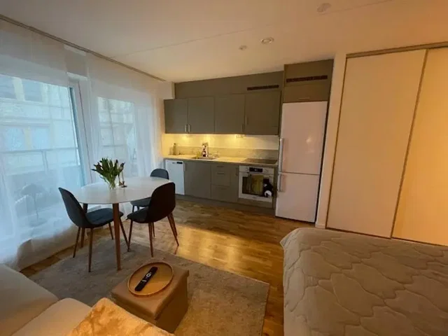 Salon; parquet, lumière naturelle, style moderne