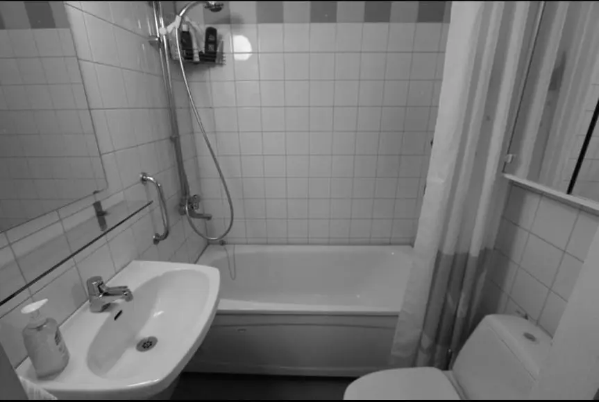 Cuisine; électroménager, parquet, lumière naturelle, style moderne