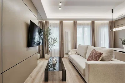 Küche; küchengeräte, holzboden, tageslicht, moderner stil
