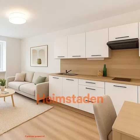 Kitchen; kitchen appliances, wood floor, natural light, modern style