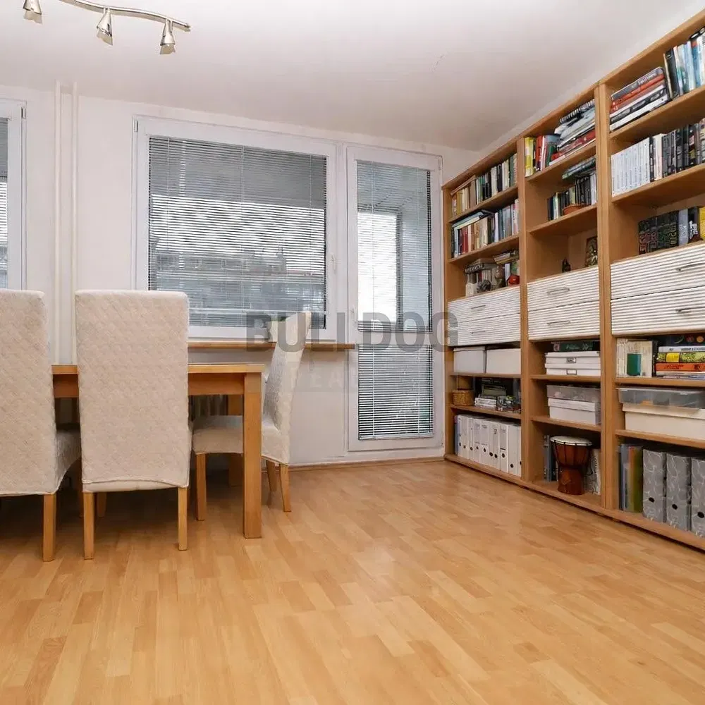 Kuchyně; kuchyňské spotřebiče, dřevěná podlaha, přirozené světlo, moderní styl