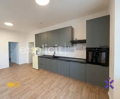 Kitchen; kitchen appliances, wood floor, natural light, modern style