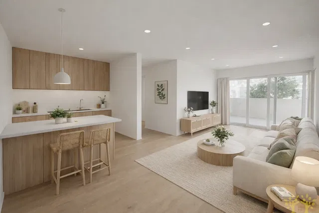 Mutfak; mutfak aletleri, ahşap zemin, doğal ışık, modern stil