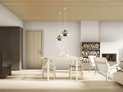 Cuisine; électroménager, parquet, lumière naturelle, style moderne