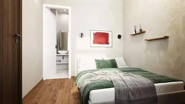 Living room; wood floor, natural light, modern style