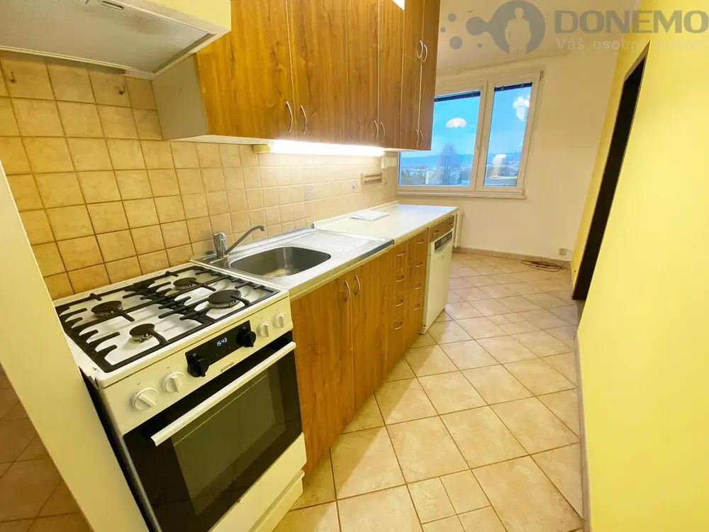 Kuchyně; kuchyňské spotřebiče, dřevěná podlaha, přirozené světlo, moderní styl