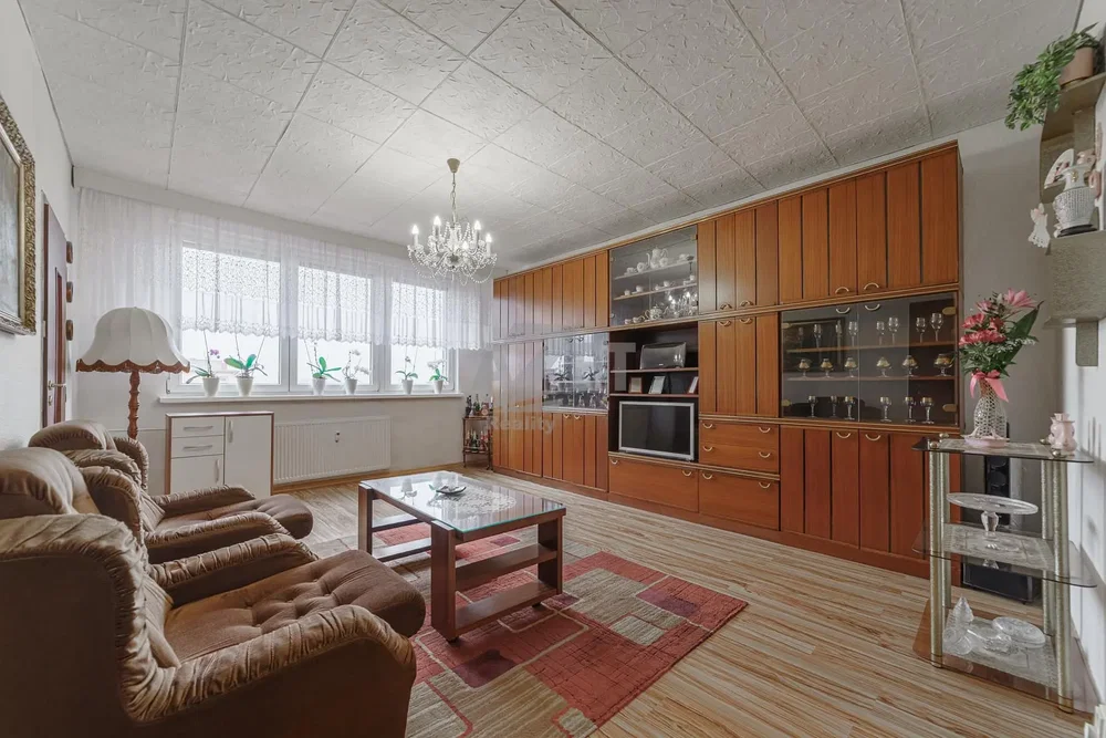 Living room; wood floor, natural light, modern style