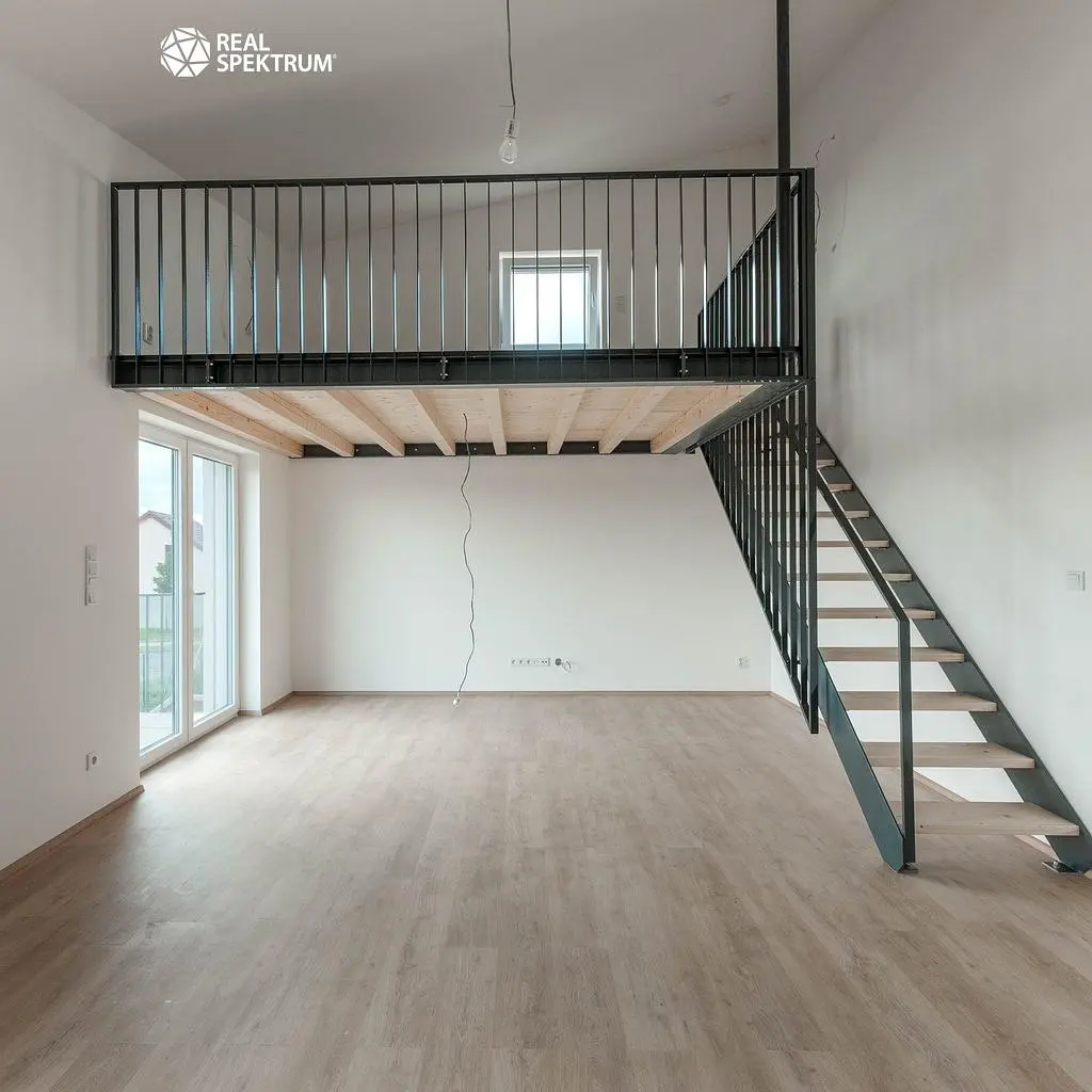 Kitchen; kitchen appliances, wood floor, natural light, modern style