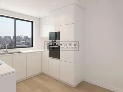 Kuchyně; kuchyňské spotřebiče, dřevěná podlaha, přirozené světlo, moderní styl