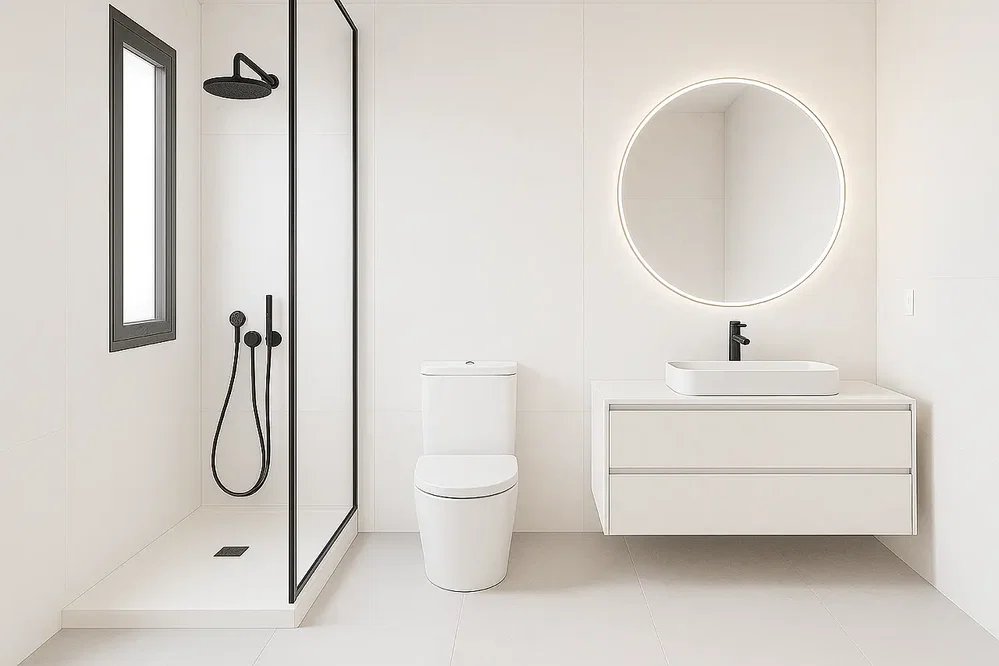 Küche; küchengeräte, holzboden, tageslicht, moderner stil