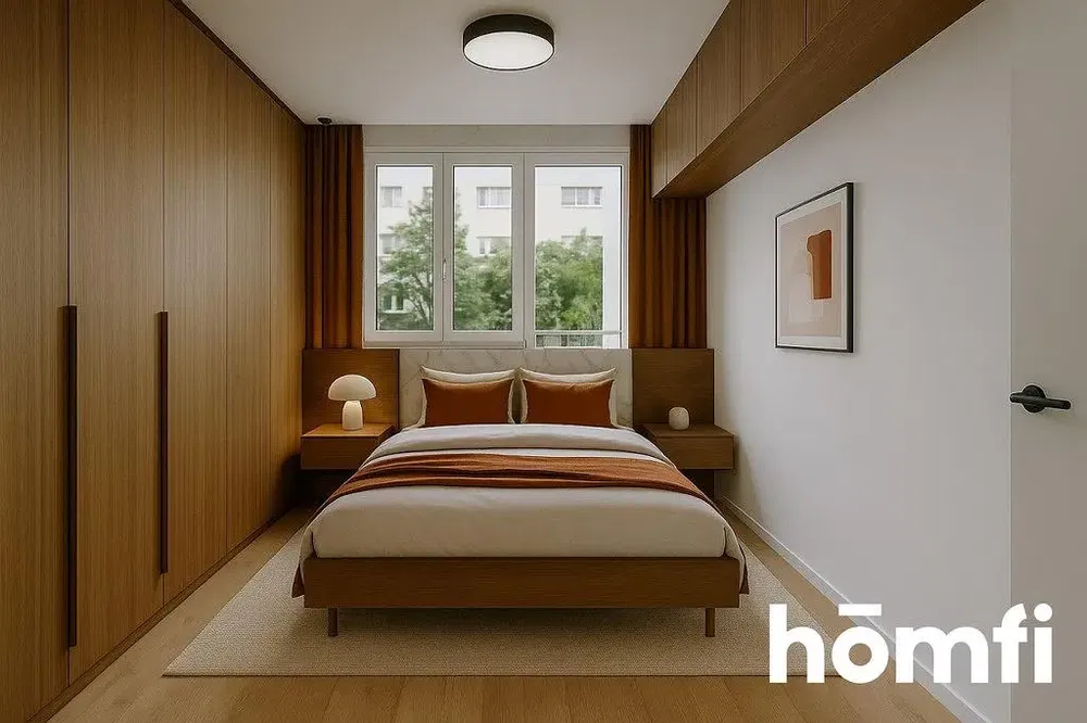 Kuhinja; kućanski aparati, drveni pod, prirodna svjetlost, moderan stil