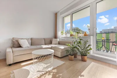 Küche; küchengeräte, holzboden, tageslicht, moderner stil