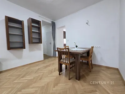 Kitchen; kitchen appliances, wood floor, natural light, modern style