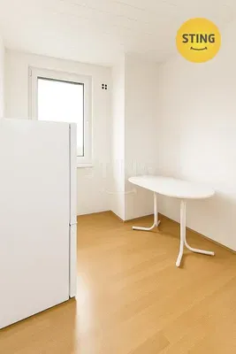 Кухня; кухненски уреди, дървен под, естествена светлина, модерен стил