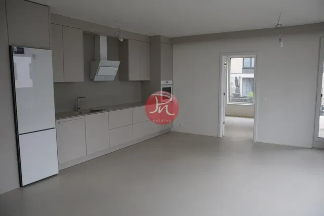 Küche; küchengeräte, holzboden, tageslicht, moderner stil