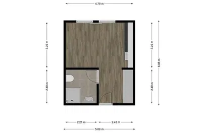 Obývací pokoj; dřevěná podlaha, přirozené světlo, moderní styl