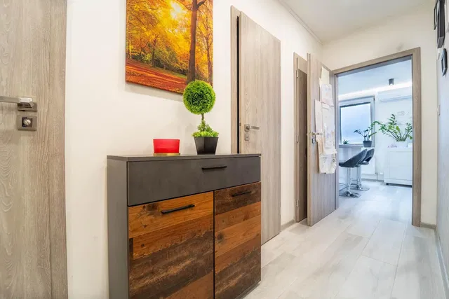 Kuchyně; kuchyňské spotřebiče, dřevěná podlaha, přirozené světlo, moderní styl