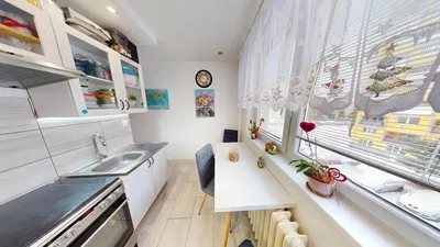 Cuisine; électroménager, parquet, lumière naturelle, style moderne