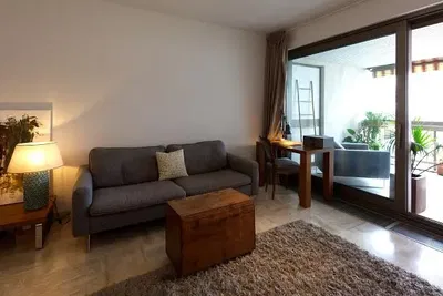 Kitchen; kitchen appliances, wood floor, natural light, modern style