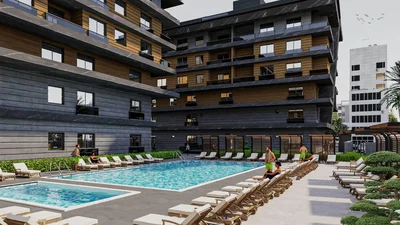 Кухня; кухненски уреди, дървен под, естествена светлина, модерен стил