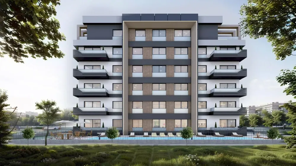 Кухня; кухненски уреди, дървен под, естествена светлина, модерен стил