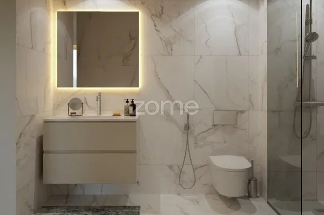 Kuhinja; kućanski aparati, drveni pod, prirodna svjetlost, moderan stil