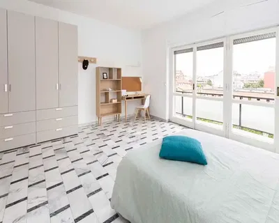 Küche; küchengeräte, fliesenboden, tageslicht, moderner stil