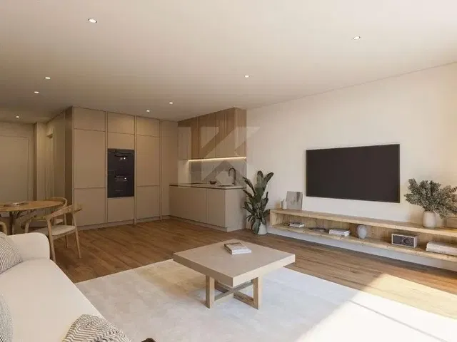 Kuchnia; sprzęt kuchenny, podłoga drewniana, światło dzienne, styl nowoczesny