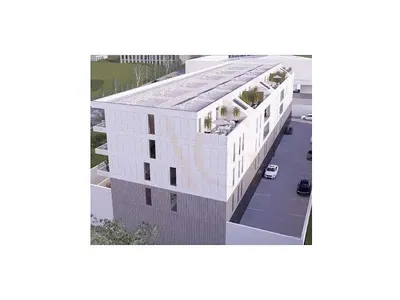 مطبخ; أجهزة المطبخ, أرضية خشبية, ضوء طبيعي, أسلوب عصري