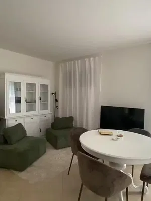 Kitchen; kitchen appliances, wood floor, natural light, modern style