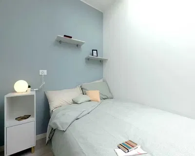 Kitchen; kitchen appliances, wood floor, natural light, modern style