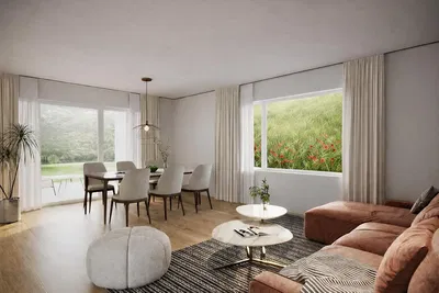 Cuisine; électroménager, parquet, lumière naturelle, style moderne