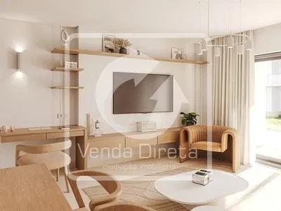 Kitchen; kitchen appliances, wood floor, natural light, modern style