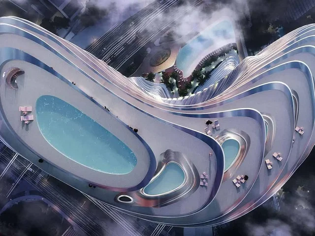 Kitchen; kitchen appliances, wood floor, natural light, modern style