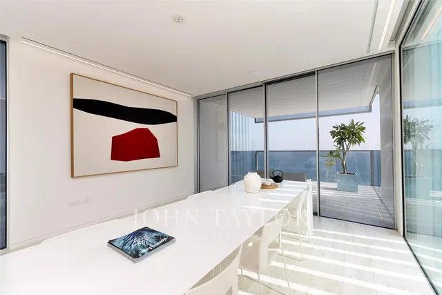 Kitchen; kitchen appliances, wood floor, natural light, modern style