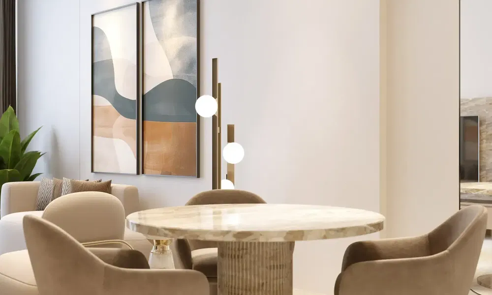 Cuisine; électroménager, carrelage, lumière naturelle, style moderne