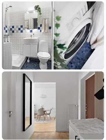 Küche; küchengeräte, holzboden, tageslicht, moderner stil